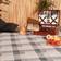 Dreamscene Check Picnic Blankets Grey (150x130cm)