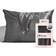 Kitsch Satin Funda de almohada Gris (66x48cm)