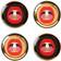 Jonathan Adler Full Dose Glasbrik 10.2cm 4stk
