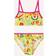 Accessorize Angels Kids' Sunshine Print Bikini, Yellow/Multi