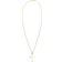 Elli Long Basic Religion Necklace with Cross Pendant - Gold