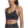 adidas Aeroimpact Light-support Jacquard Stripes Sports Bra Black AC Woman