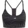 adidas Aeroimpact Light-support Jacquard Stripes Sports Bra Black AC Woman