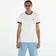 Fred Perry Men's Taped Ringer T-Shirt White/129 Snow White