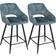 Homcom Velvet-Touch Bar Stool 94cm 2pcs