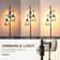 Homcom Industrial Standing Floor Lamp 170.5cm