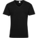 Dovre Single Jersey V-Neck T-shirt - Black