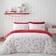 Catherine Lansfield Christmas Candy Cane Duvet Cover Red (200x135cm)