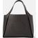 Stella McCartney Logo Grainy Alter Mat Tote Bag, Woman, Black