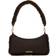 Jacquemus Dark Brown Le Bisou Shearling-trim Leather Shoulder bag