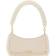 Jacquemus Light Beige Le Bisou Shearling-trim Leather Shoulder bag