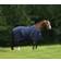 Rambo Stable Rug With Microfiber Lining - Dark Blue/White