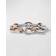 David Yurman DY Mercer Bracelet with Diamonds and 18K Rose Gold in Silver, 25mm