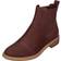 Toms Braune flache Damen-Chelsea-Boots aus Leder Charlie Größe Stiefel Chestnut Chestnut