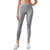 Shein Mulvari Striped Tape Side Leggings - Light Grey