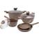 Country Kitchen Nonstick Cookware Set with lid 8 Parts