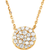 Michael Kors Pavé Disc Layering Necklace - Gold/Transparent