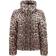 Dolce & Gabbana Wattierte Jacke Aus Nylon Leoprint Frau Mäntel/Gabbana