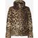 Dolce & Gabbana Wattierte Jacke Aus Nylon Leoprint Frau Mäntel/Gabbana