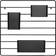 String Grid organizer Oppbevaringskurv 3st