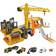 Majorette Creatix Construction Playset + 5 Volvo Vehicles