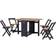 SECONIQUE Santos Butterfly Dining Set 92x115cm 5pcs