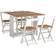 SECONIQUE Santos Butterfly Dining Set 92x115cm 5pcs