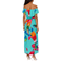 Desigual Pahoa Maxi Boho Dress - Turquoise