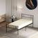 Homcom Single Metal Bed Frame Footboard, Space 197x190cm