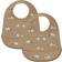 Liewood Tilda Silikon Haklapp 2-pack Dog/Oat Mix