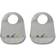 Liewood Tilda Silicone Bib 2-pack Dino Dove Blue Mix