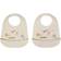 Liewood Tilda Silicone Bib 2-pack Safari Sandy Mix