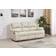 Betsy Furniture Bonded Beige Sofa 85" 2pcs 3 Seater