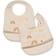 Liewood Tilda Silicone Bib 2-pack Rainbow Love Sandy