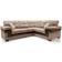 15 Samson Corner Brown Sofa 262cm 4 Seater