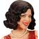 Widmann Roaring 20s Black Wig