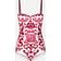 Dolce & Gabbana Majolica print balconette one-piece swimsuit