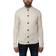 XRay Men's Ribbed Highneck Cardigan Oatmeal