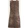 Dolce & Gabbana Leopardmönstrad Shiftklänning Multicolor