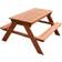 Sunny Dave Sand & Water Picnic Table Brown