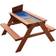 Sunny Dave Sand & Water Picnic Table Brown