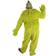Elope The Grinch Adult Deluxe Jumpsuit with Latex Mask Plus Size