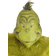 Elope The Grinch Adult Deluxe Jumpsuit with Latex Mask Plus Size