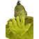 Elope The Grinch Adult Deluxe Jumpsuit with Latex Mask Plus Size