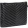 Saint Laurent Monogram Quilted Leather Pouch - Black