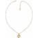 Guess Heart Necklace - Gold/Transparent