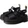 Dr. Martens Ricki Nappa Lux Leather 3-Strap Platform Sandals - Black