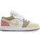 Nike Air Jordan 1 Low SE Pastel Grind GS - White/White/Vivid Green