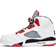 Nike Air Jordan 5 Retro Quai 54 2021 M - White/University Red/Black