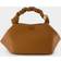 Ganni Bou Schultertasche Leder Braun brown